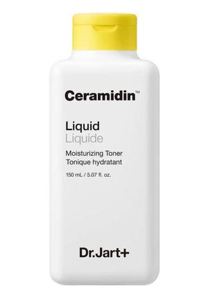 Увлажняющий тонер для лица с керамидами dr.jart+ ceramidin liquid moisturizing toner 150 мл