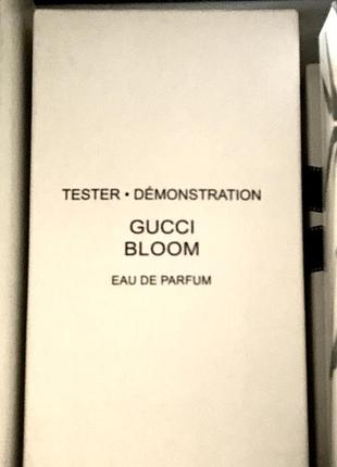 Tester жіноча туалетна вода gucci bloom / гуччі блум / 100 мл