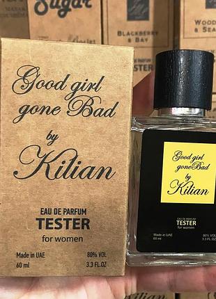 Тестер жіночої туалетної води kilian good girl gone bad / кіліан гуд герл гон бед / 60 мл