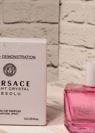 Tester женская парфюмерная вода versace bright crystal absolu (версаче брайт кристал абсолю) 90 ml