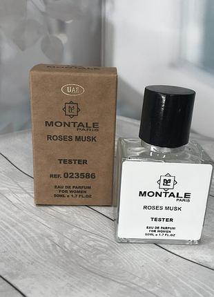 Тестер парфюмированная вода montale roses musk / монталь розовый мускус / 50 мл