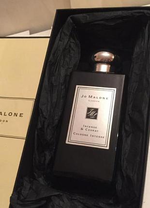 Jo malone incense & cedrat / джо малон инсенсе седрат кологен інтенс/ одеколон 100 мл