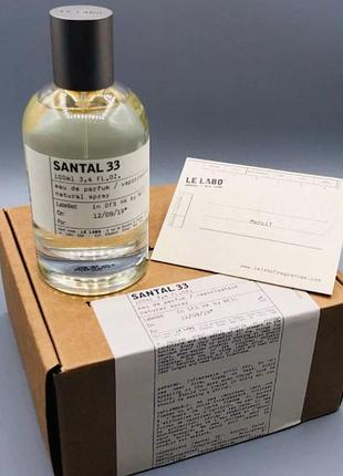 Le labo santal 33 /ле лабо сантал 33 / туалетна вода 100 мл