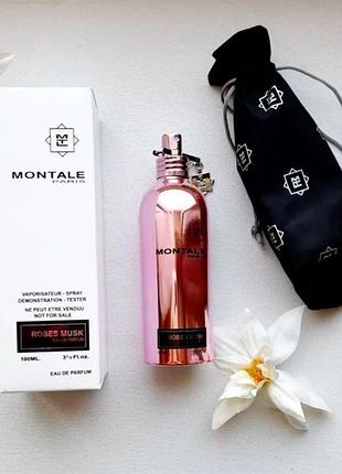 Tester montale roses musk / монталь розовый мускус / 100 мл