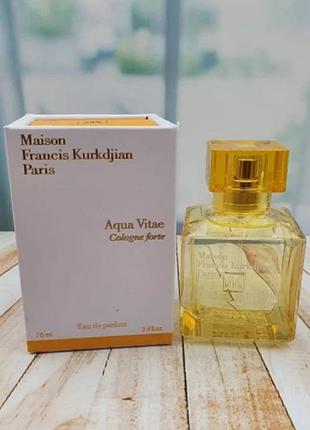 Maison francis kurkdjian aqua vitae cologne forte (мейсон франсис куркджан аква универсалис) 70ml