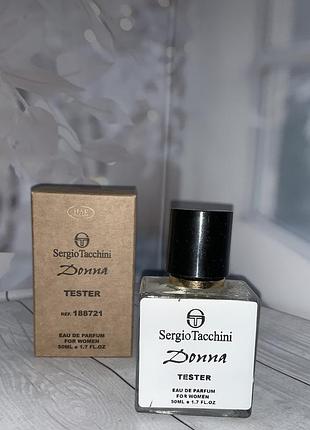 Тестер sergio tacchini donna / серджио тачини донна / женская туалетная вода 50 ml