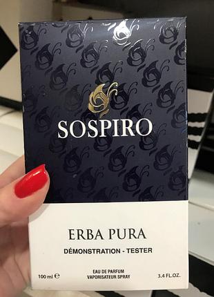 Tester жіноча парфумерна вода xerjoff sospiro erba pura / ксерджоф соспіро ерба пура/100 ml