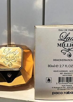 Tester жіноча туалетна вода paco rabanne lady million / пако рабан леді мільйон/ 100 мл