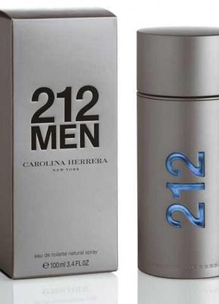 Мужская туалетная вода carolina herrera 212 men / каролина хирерра 212 мэн / 100 ml