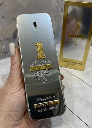 Чоловіча туалетного вода paco rabanne 1 million lucky /пако рабан 1 мільйон лаккі /100 ml.
