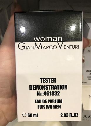 Тестер жіноча туалетна вода gian marco venturi woman / жан марко вентурі "жінні"/60 мл.