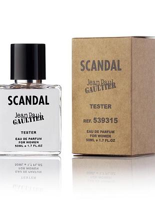 Тестер жіноча туалетна вода jean paul gaultier scandal/жан поль готьє скандал/50 мл.