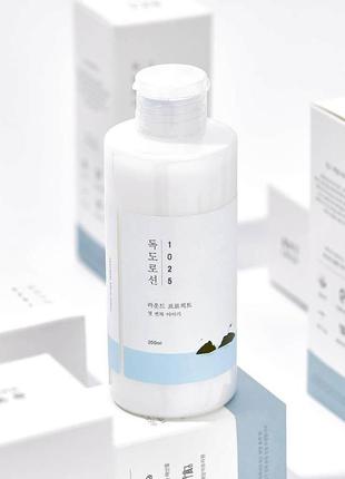 Увлажняющий лосьон с морской водой round lab 1025 dokdo lotion 200 ml6 фото