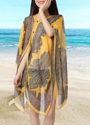 Парео палантин пляжная накидка magic glance юлианна one size