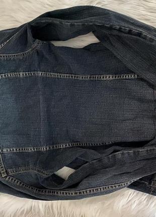 Класична джинсова куртка маленький розмір3 фото