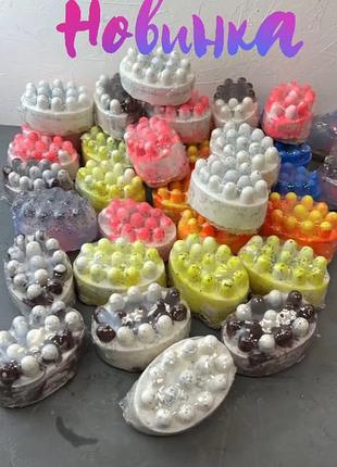 Натуральное мыло с люфой