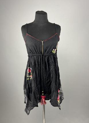 Сукня чорна коротка kappahl, бавовняна, india,