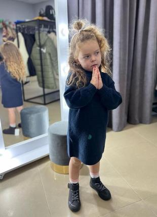 Сукня zara в'язана чорна