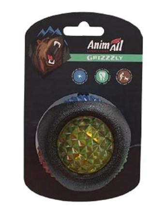 Іграшка animall grizzzly для собак, м'яч, що світиться, 7.7 см