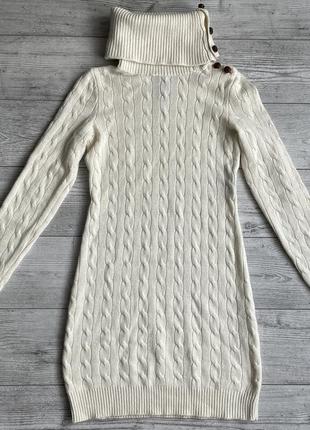 Плаття ralph lauren rugby cable knit cowl neck dress1 фото