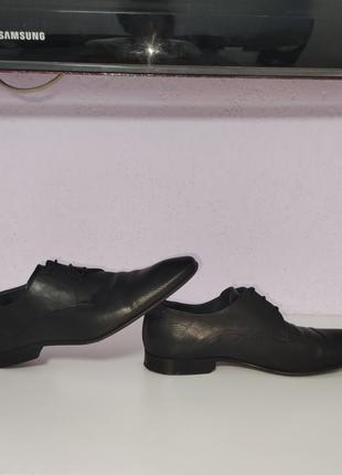Мужские классические кожаные итальянские туфли. vero cuoio.3 фото