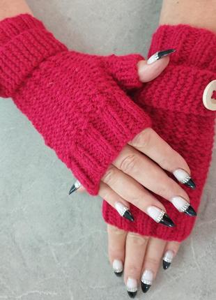 Теплі мітенки 5