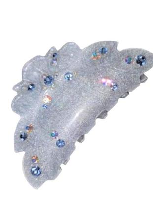 Заколка-краб  ivana blue для волосся французький пластик 8.5см1 фото