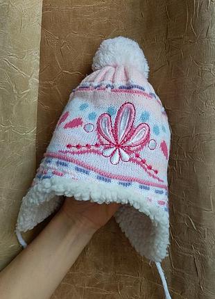 Шапка зимова дуже тепла 0-6 міс