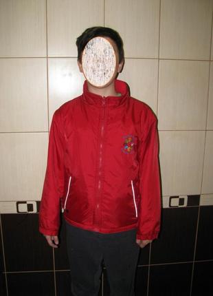 Двусторонняя куртка-ветровка 10-12 лет2 фото