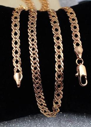 Ланцюг xuping jewelry ромб 45 см 5 мм золотистий