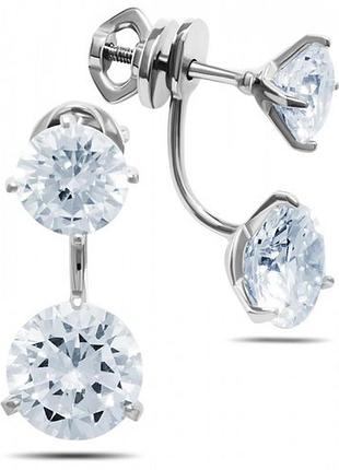 Серебряные серьги-пуссеты, гвоздики, хит сезона!