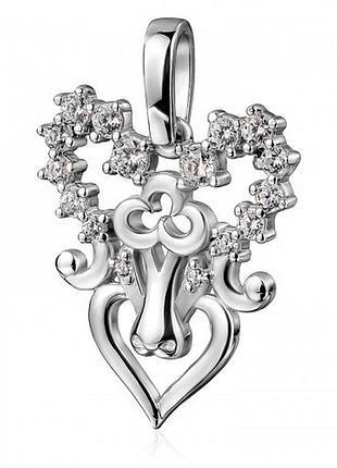 Серебряная подвеска,знак зодиака, овен