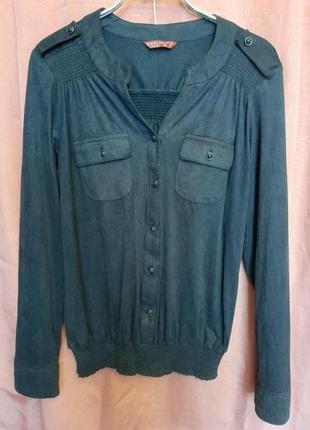 Блуза под замш