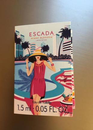 Escada miami blossom 1.5 мл пробник