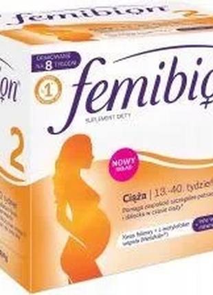 Femibion 2 13-40 тиждень вагітності, 56 таблеток + 56 капсул1 фото