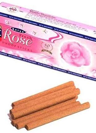 Fresh rose свіжа троянда 120 грм (6/уп) satya безосновное пахощі 19110