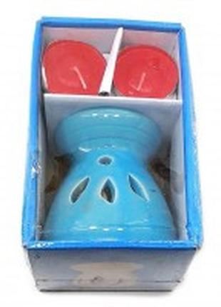 Аромалампа подарочный набор (голубой) 32617с1 фото