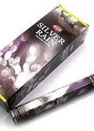 Набор  благовоний silver rain (серебряный дождь) 6 шестигранников  27679k