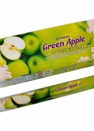 Набор  благовоний darshan green apple (зеленое яблоко) 2521