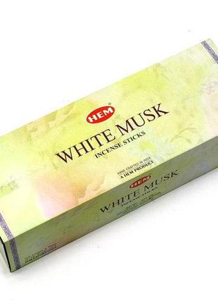 Набор  благовоний white musk (белый муск) 6 шестигранников 28603k