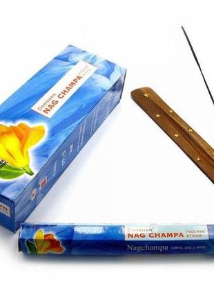 Набор  благовоний nag champa с подставкой 44005d