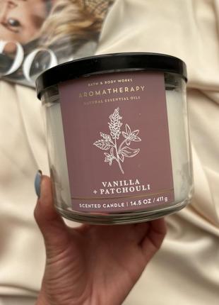 Ароматична свічка bath and body works vanilla patchouli