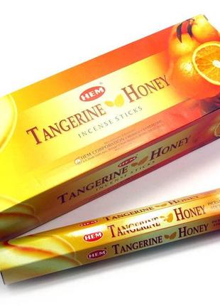 Набор  благовоний tangerine honey (медовый мандарин) 6 шестигранников 27674k