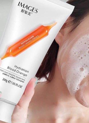 Пенка для очищения жирной/комбинированной кожи images blood orange, 200мл