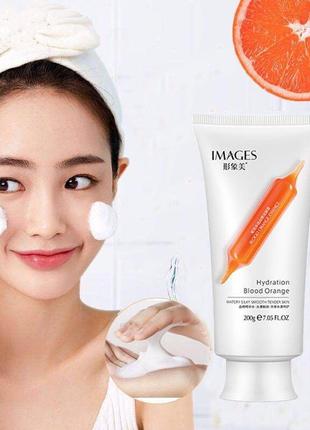 Пенка для очищения жирной/комбинированной кожи images blood orange, 200мл