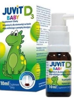 Juvit baby d3 - краплі для дітей, 10 мл вітамін д3