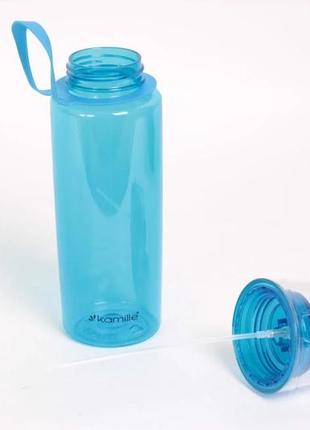 Спортивна пляшка для води пластикова 570 мл4 фото