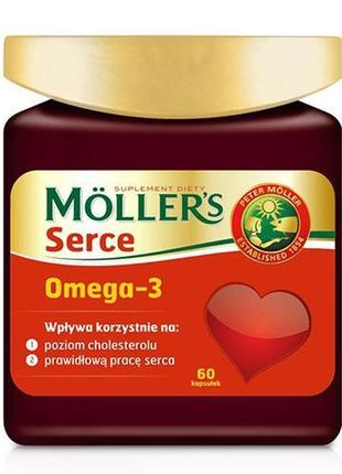 Trans mollers omega-3 heart, 60 капсул1 фото