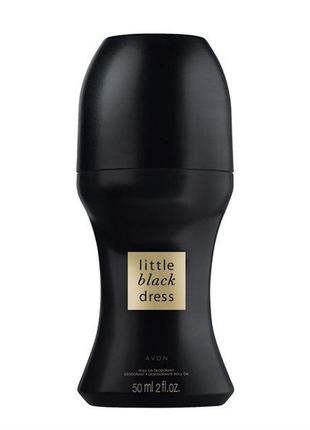 Дезодорант-антиперспірант з кульковим аплікатором little black dress, 50 мл avon