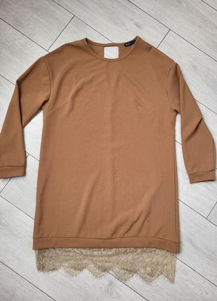 Очень красивая,модная туника-платье большого размера.